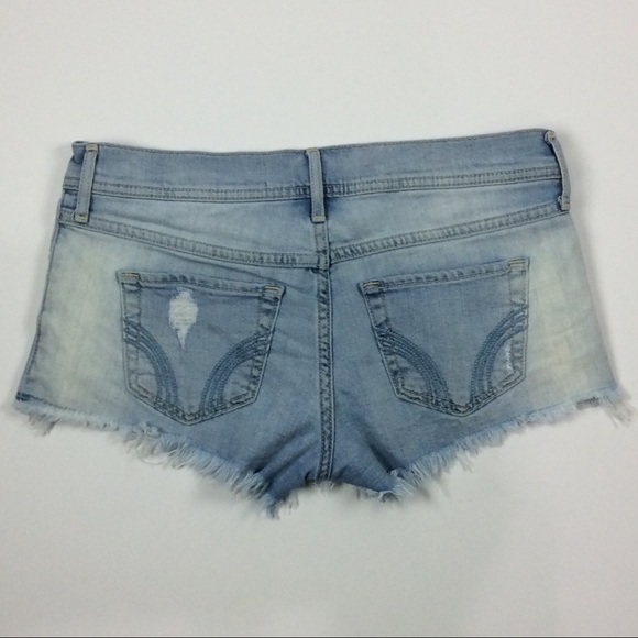 Hollister Faded Denim Jean Shorts - Picture 2 of 4